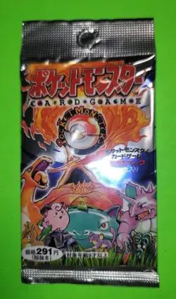 1996 Pokemon Japanese Base Set Booster Pack - 291 YEN - Vintage Factory Sealed - Image 2