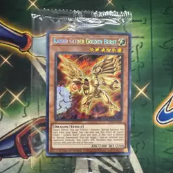Yugioh! Kaiser Glider Golden Burst LDS3-EN136 Secret Rare Limited Edition Sealed - Image 1