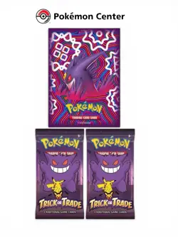 Mega Gengar Individual Card Sleeve Pokemon Center 2 Trick Or Trade Packs - Image 1