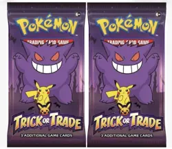 Mega Gengar Individual Card Sleeve Pokemon Center 2 Trick Or Trade Packs - Image 3