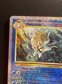 Pokemon Card - Omastar 58/110 Reverse Holo - Legendary Collection-ENG-Good - Image 2