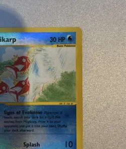 Pokemon Card-Magikarp-Reverse Holo-Skyridge-75/144-ENG-Excelllent - Image 3