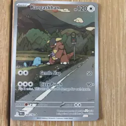 Pokemon TCG Destined Rivals Kangaskhan Illustration Rare Card 204/182 - Image 1