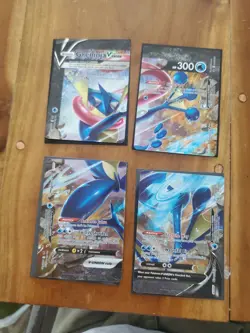 Greninja V-Union Holo Promo Cards Set 4 SWSH Sword & Shield - Image 1