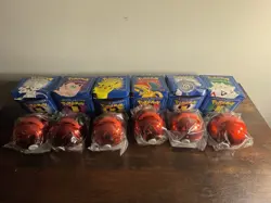 SEALED Pokemon 23K Gold Plated Cards Limited Edition BLUE Set of 6 Burger King - Image 1