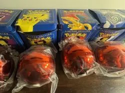 SEALED Pokemon 23K Gold Plated Cards Limited Edition BLUE Set of 6 Burger King - Image 3