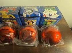 SEALED Pokemon 23K Gold Plated Cards Limited Edition BLUE Set of 6 Burger King - Image 4