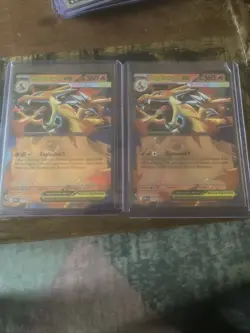 Pokemon TCG Charizard Tin Black Promo Cards (2 of Each) Mint Condition UK - Image 5