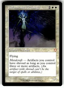 Indomitable Archangel (Retro Frame) Commander: the Brothers' War Regular MTG - Image 1