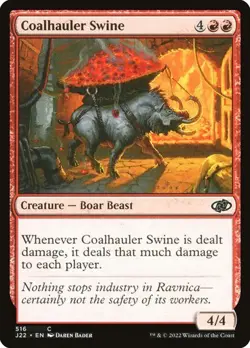 NM Coalhauler Swine, MTG, Jumpstart 2022, Magic the Gathering, 516 - Image 1