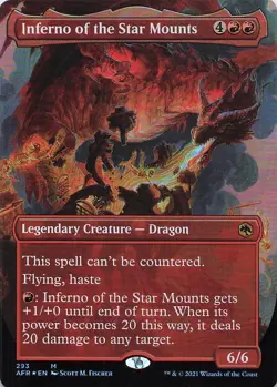 Inferno of the Star Mounts (Borderless) Adventures in the Forgotten Realms Foil - Image 1