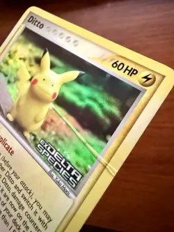 Pokemon Ditto (Pikachu) EX Delta Species 2005 Reverse Holo 63/113 - DMG - Image 4