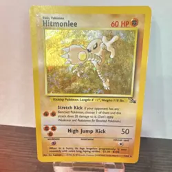 Pokemon Hitmonlee Fossil Holo Rare 7/62 60 HP 1999 The Pokemon Company - Image 1