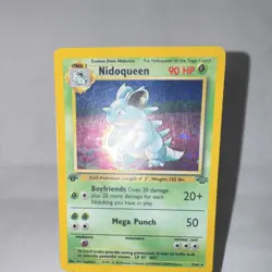 Pokemon Nidoqueen Jungle Holo Rare 7/64 90 HP Stage 2 1st Edition Wizards - Image 3