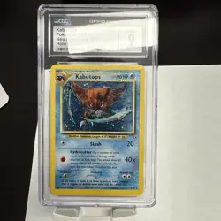 CGC 9 MINT Kabutops 2001 Neo Discovery 6/75 Holo Pokemon Card psa - Image 1