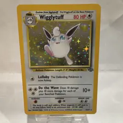 Pokemon Wigglytuff Jungle Holo Rare 16/64 80 HP Stage 1 Wizards of the Coast - Image 1