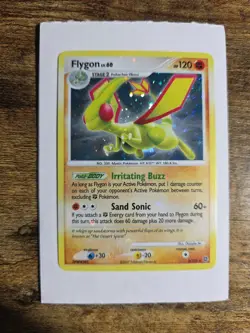 Pokemon TCG Flygon 5/132 Holo BLEED Swirls Holo Rare LP Beautiful With The Bleed - Image 1