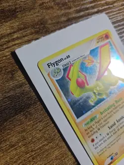 Pokemon TCG Flygon 5/132 Holo BLEED Swirls Holo Rare LP Beautiful With The Bleed - Image 5
