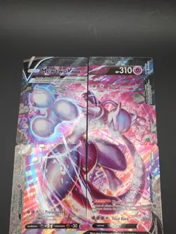 Pokemon Mewtwo v Union PROMO Full Set SWSH159, SWSH160, SWSH161, SWSH162 - Image 2