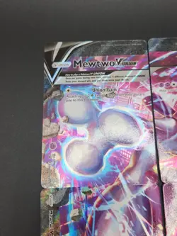 Pokemon Mewtwo v Union PROMO Full Set SWSH159, SWSH160, SWSH161, SWSH162 - Image 3