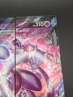 Pokemon Mewtwo v Union PROMO Full Set SWSH159, SWSH160, SWSH161, SWSH162 - Image 4