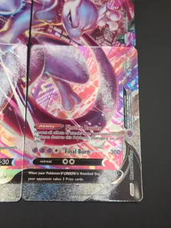 Pokemon Mewtwo v Union PROMO Full Set SWSH159, SWSH160, SWSH161, SWSH162 - Image 5