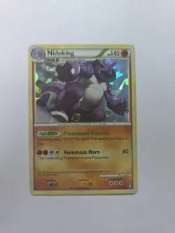 Pokemon TCG Nidoking Holo Rare 6/102 - Image 1