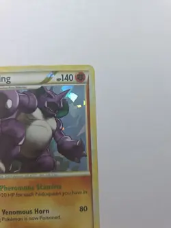 Pokemon TCG Nidoking Holo Rare 6/102 - Image 3