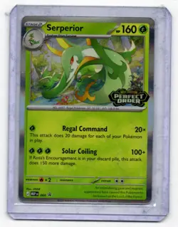 2026 Pokemon - Perfect Order - DECK EXCL. Holo stamped Serperior #64 - Image 1