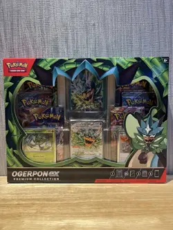 Pokemon TCG Ogerpon EX Premium Collection Box New Sealed - Image 1