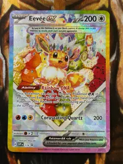 Eevee ex #174 Pokemon S&V English SPC Black Star Promo Card Holo English - NM 🔥 - Image 1