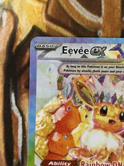 Eevee ex #174 Pokemon S&V English SPC Black Star Promo Card Holo English - NM 🔥 - Image 3