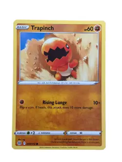 New: 2022 Pokemon TCG Trapinch 074 Swsh09: Brilliant Stars Regular Common - Image 1