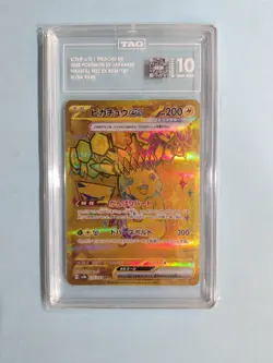 TAG 10 Pikachu ex 236/187 Terastal Festival ex Pokemon Card Japanese PSA 10 - Image 1