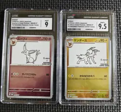 Pokemon TCG Reverse Holo - Yu Nagaba Eeveelutions - 6 Cards - Graded 9-9.5 Mint - Image 3