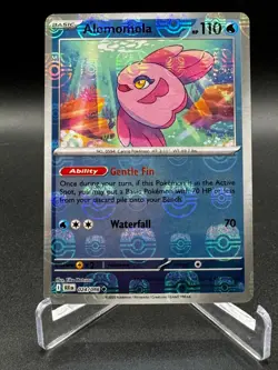 Pokemon TCG Alomomola (Master Ball Pattern) 024/086 Sv: Black Bolt Holo Card - Image 1