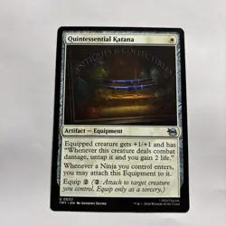 MTG - Quintessential Katana - Teenage Mutant Ninja Turtles NM/M - Image 1