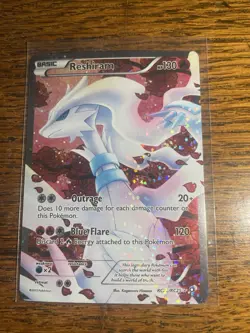 Pokemon Reshiram (Full Art) RC22/RC25 Legendary Treasures Pokemon Ultra Rare NM - Image 1