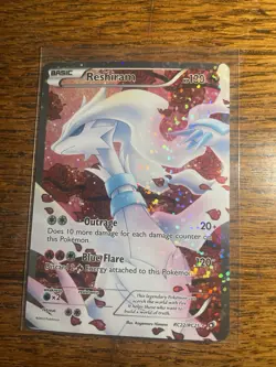 Pokemon Reshiram (Full Art) RC22/RC25 Legendary Treasures Pokemon Ultra Rare NM - Image 2