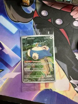 Pokemon Snorlax 051 Scarlet & Violet 151 ETB Promo Rare Illustration Card Sealed - Image 1