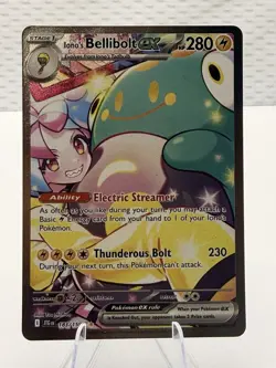 Pokemon TCG Iono's Bellibolt EX Special Illustration Rare 183/159 NM - Image 1