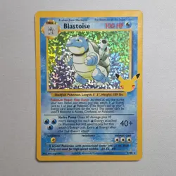 Pokemon TCG Blastoise 2/102 Celebrations: Classic Collection Stage 2 100 HP Holo - Image 1