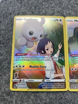 Pokemon Crown Zenith Gallery Trainer Lot Of 3 | Hoothoot, Castform, Passimian - Image 2