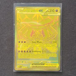 Mega Zygarde EX Gold Hyper Rare 124/088 Pokemon Perfect Order English 2026 - Image 1