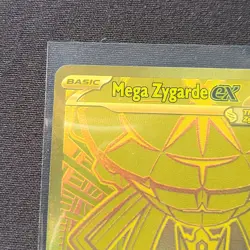 Mega Zygarde EX Gold Hyper Rare 124/088 Pokemon Perfect Order English 2026 - Image 2