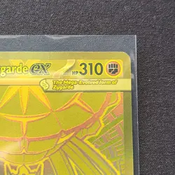 Mega Zygarde EX Gold Hyper Rare 124/088 Pokemon Perfect Order English 2026 - Image 3