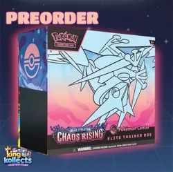 Chaos Rising Pokemon Center ETB Elite Trainer Box TCG **PRESALE** - Image 1