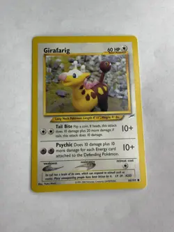 Pokemon TCG Girafarig 66/105 Neo Destiny - Image 1