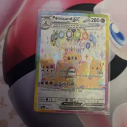 Pokemon TCG Palossand EX Surging Sparks Ultra Rare Full Art 221/191 - Image 1