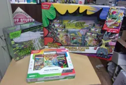 POKEMON ASCENDED (LUCARIO) POSTER + FIRST PARTNER BOX + PERFECT ORDER ETB - Image 1